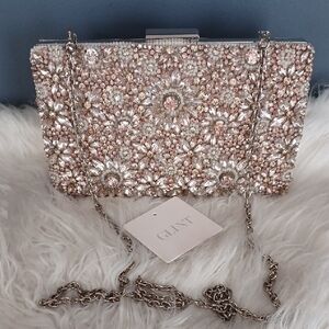 Glint Beaded Evening Clutch